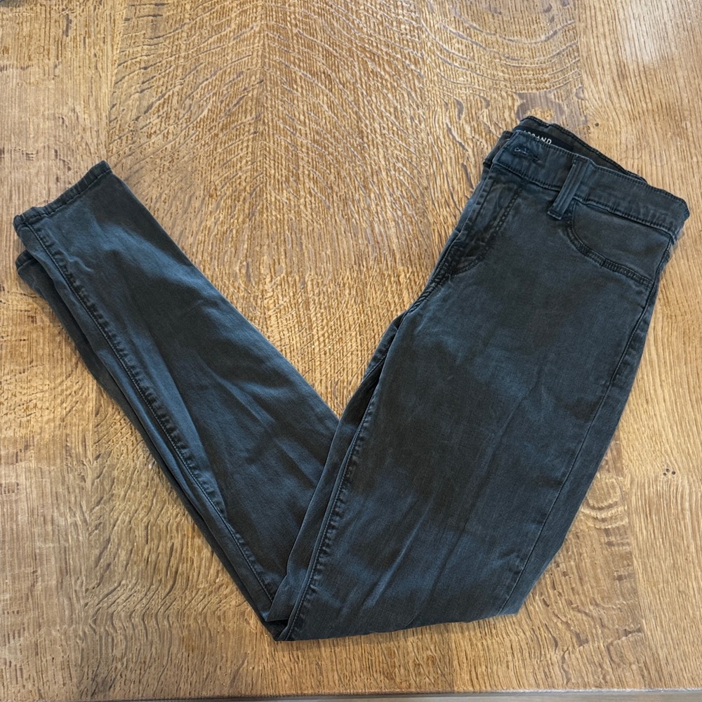 J Brand Dark Green Super Skinny Jeans size 28